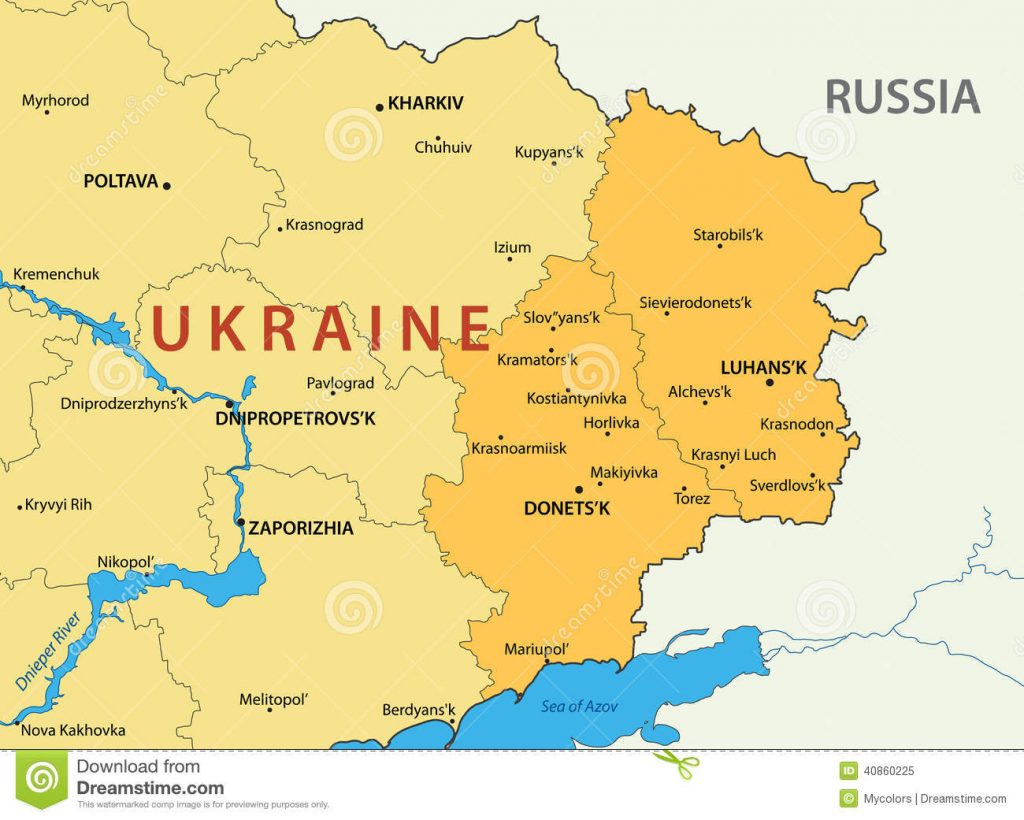 Donbass sur maps