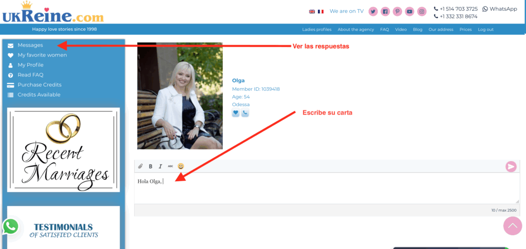 como escribir a una mujer